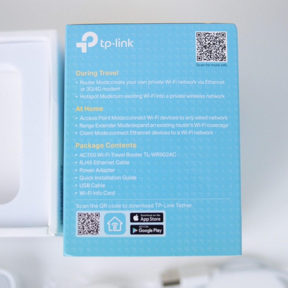 TP-link-link AC750 Wi-Fi Travel Router TL-WR902AC 300MBPS Dual Band Compact - Picture 4 of 6